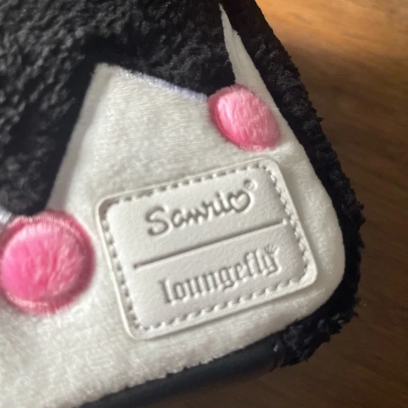 One Left! LOUNGEFLY (Sanrio)-NWT Fluffy Kuromi Mini Backpack - Picture 3 of 15